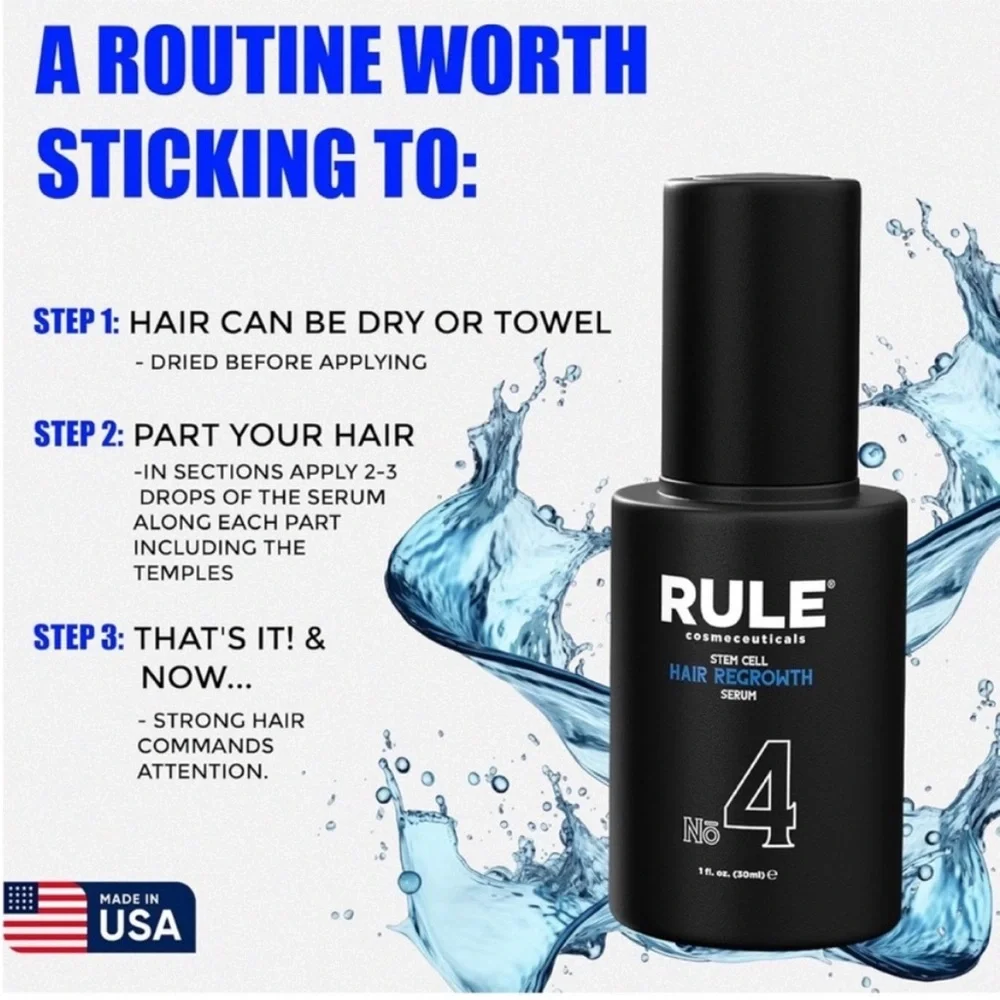 Rule Cosmeceuticals No 4 Men’s Hair Regrowth Serum